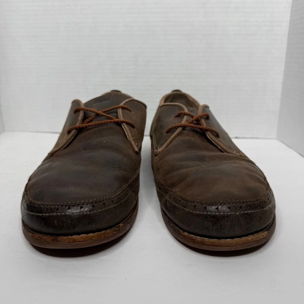 Olukai Honolulu Lace Mens Size 11 Brown Leather Derby Shoes 10290-6313 Casual